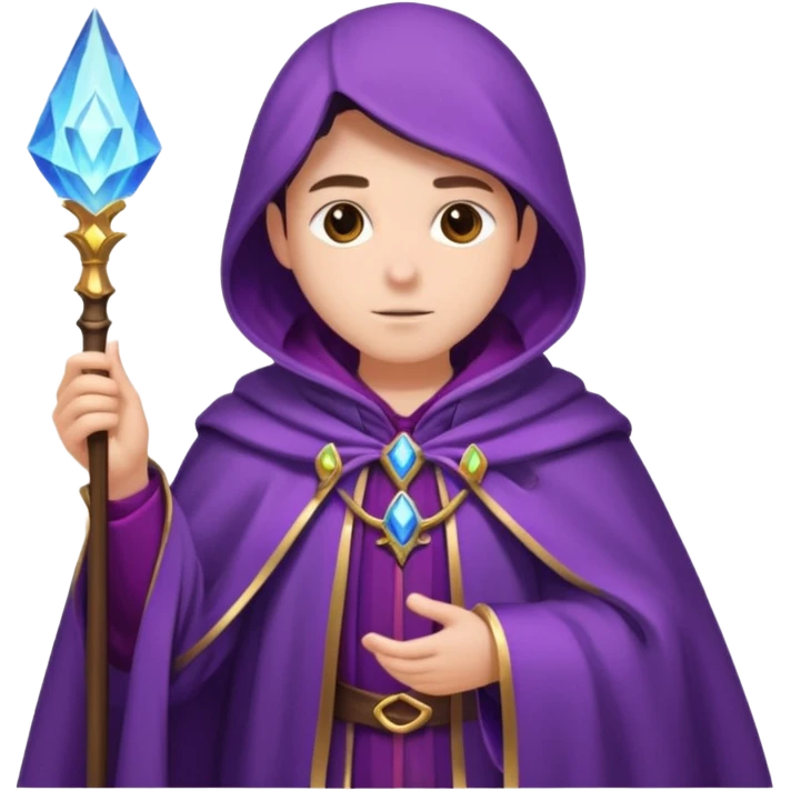 fantasy magic purple cloak emoji