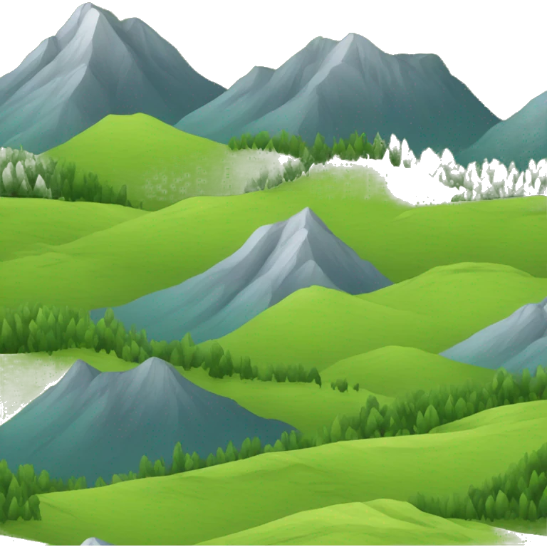 mountain countryside emoji