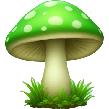 green mushroom emoji