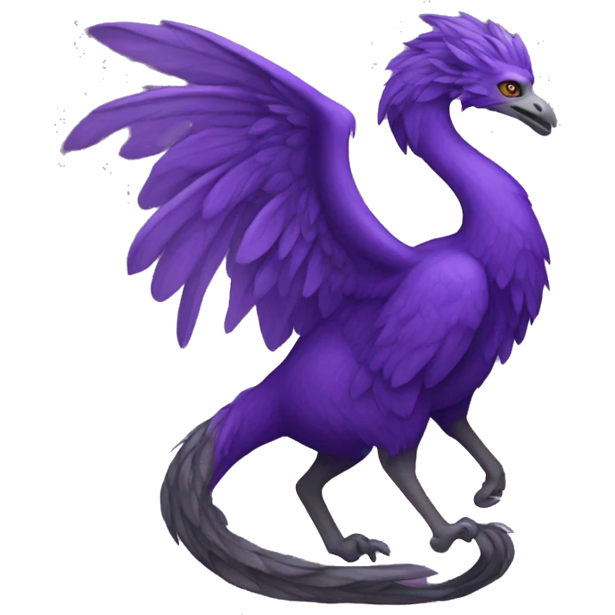 Simorgh, violett emoji