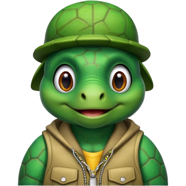 Turtle rapper emoji