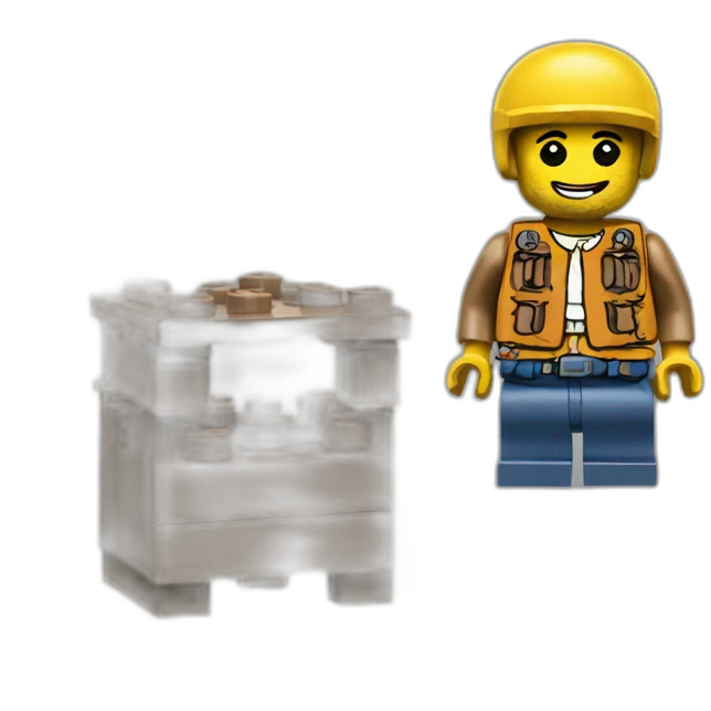 Personnage LEGO emoji