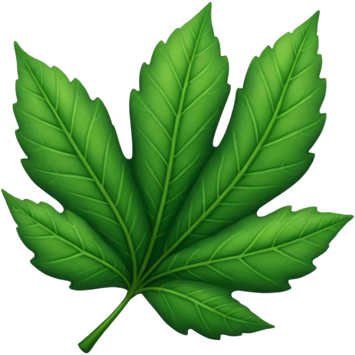 a leaf emoji