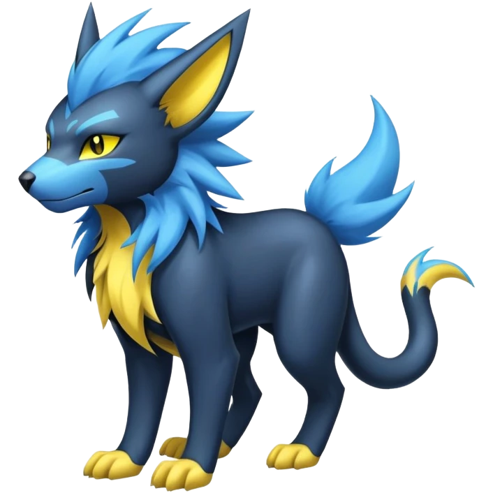 Manectric-Luxray-hybrid-creature emoji