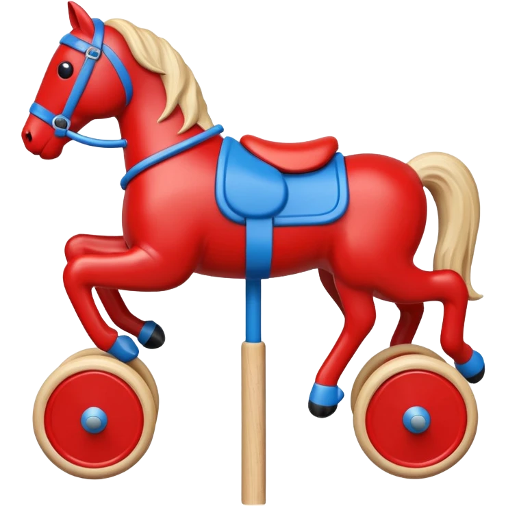 ride on stick toy emoji