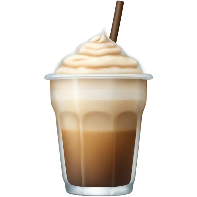 Ice latte emoji