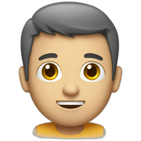 a talking book emoji