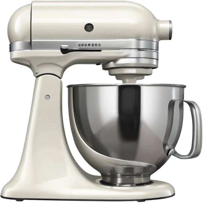 White kitchen mixer. emoji