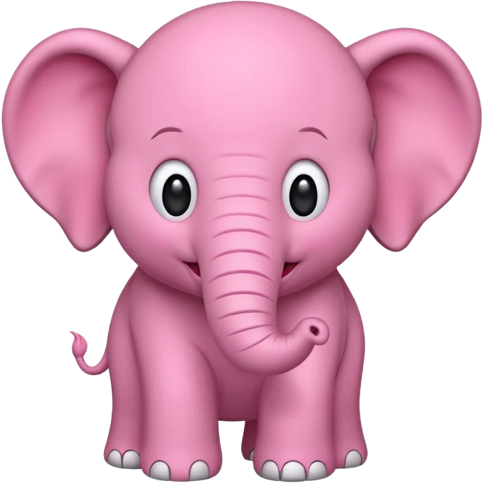 make a pink elephant emoji emoji