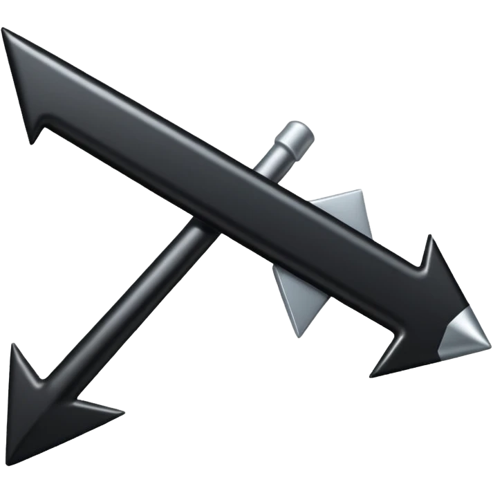 Black arrow pointing left emoji