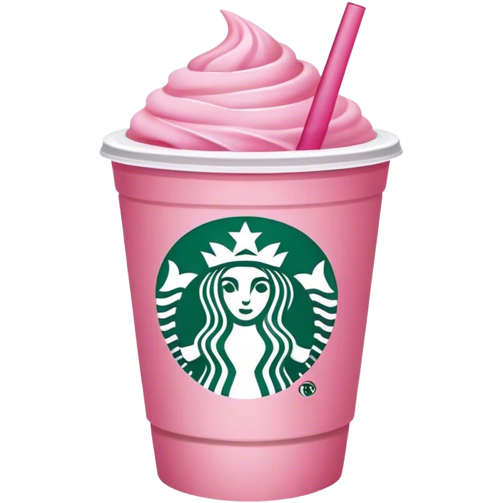 starbucks pink drink emoji