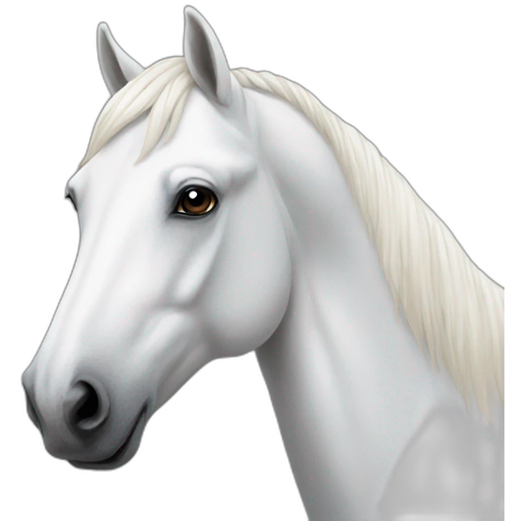 White horse emoji