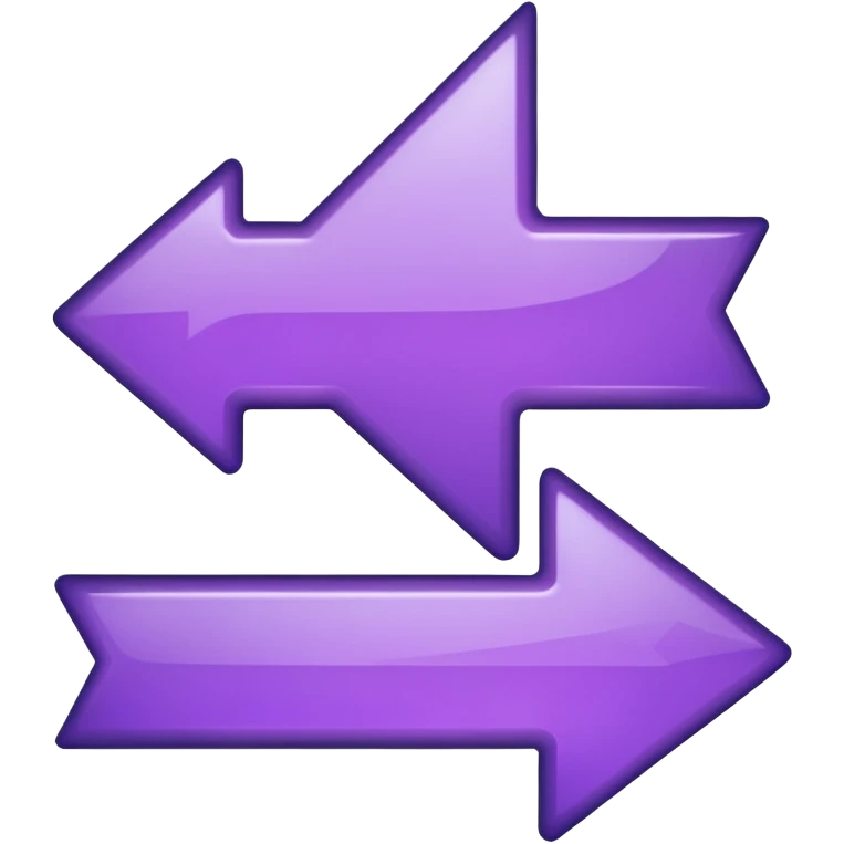 seta para direita roxa emoji