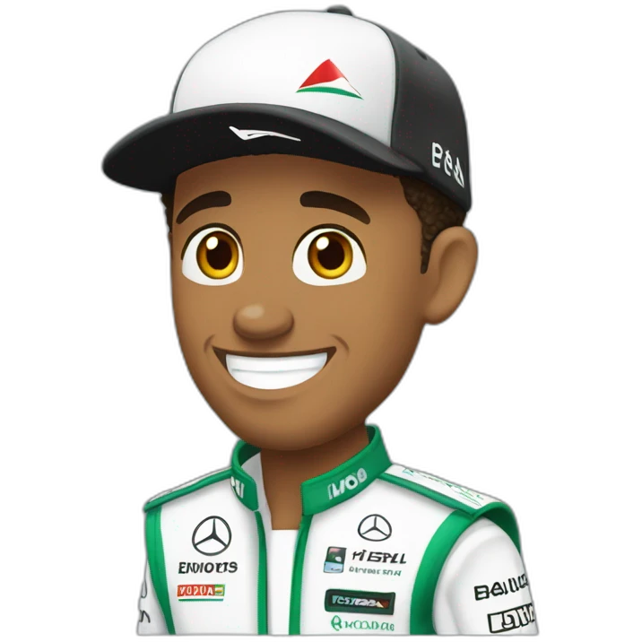 Lewis Hamilton heureux emoji