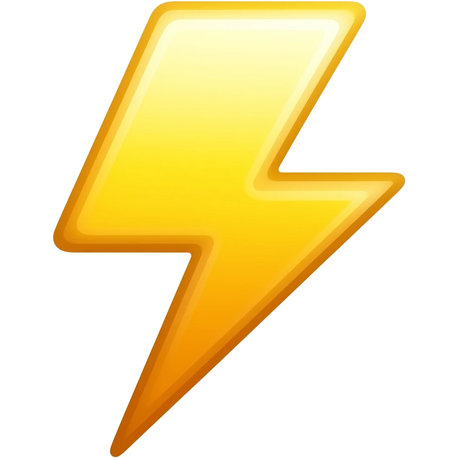 lightning spark emoji