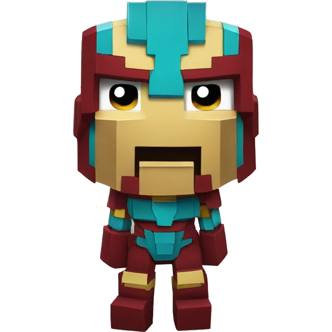 ironman style minecraft emoji
