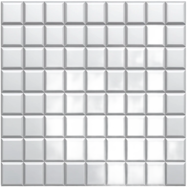 Light gray and white square with a checkered pattern 8x8 emoji