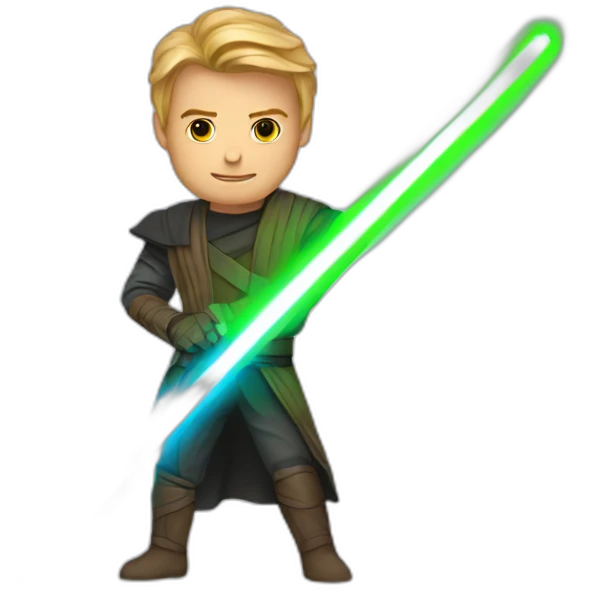 A lightsaber emoji