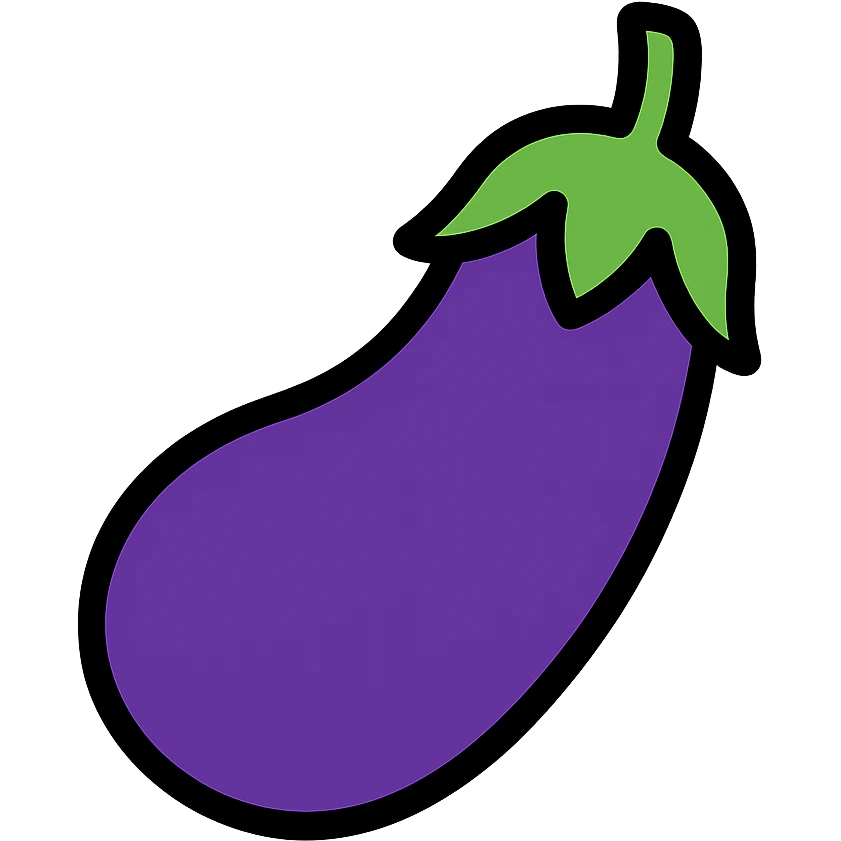 eggplant emoji