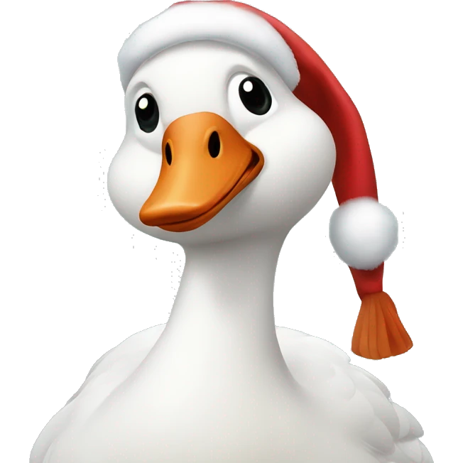 Christmas goose emoji