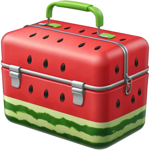 Watermelon lunch box  emoji
