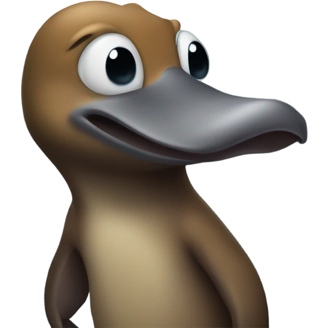 Platypus in an elevator emoji