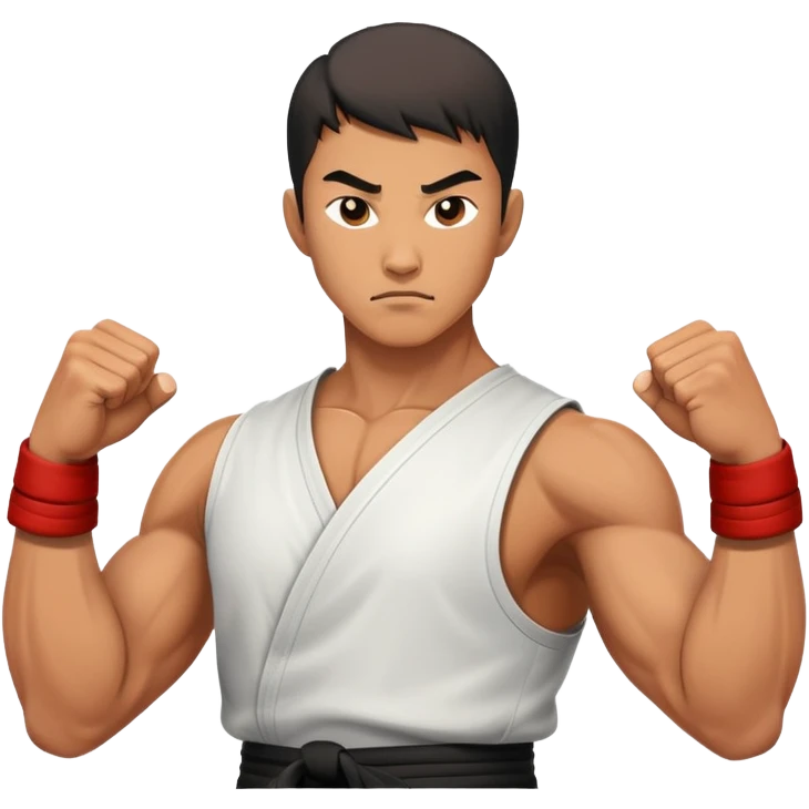 kung fu man emoji