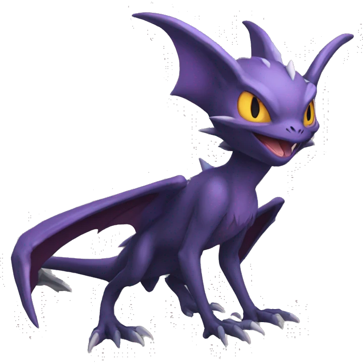 Noivern-Noibat-Nargacuga-Fakémon full body emoji
