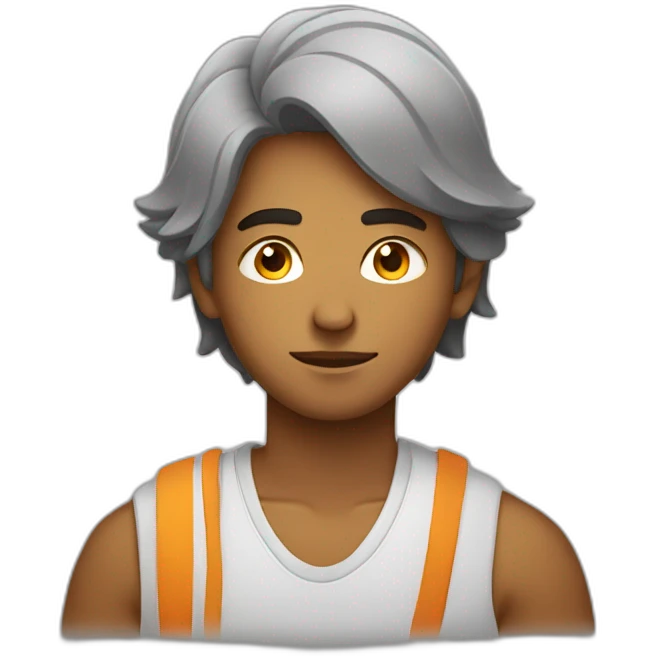 Indian Male Teen meditating emoji