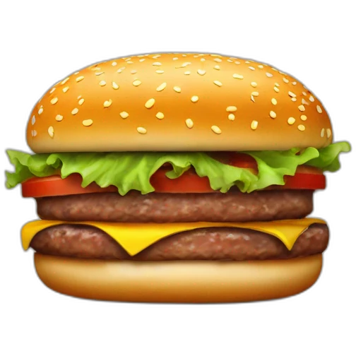 beef = burger emoji