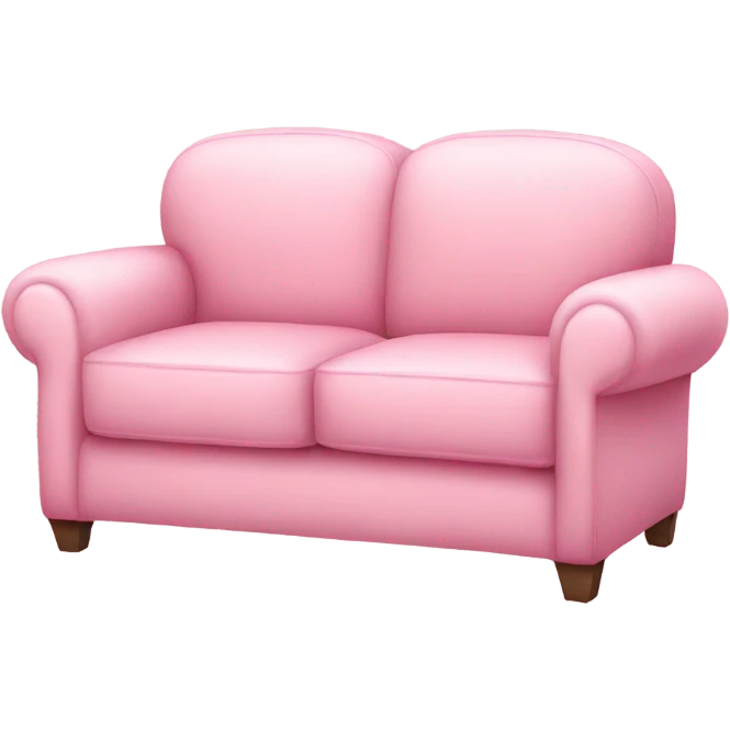 Soft Pink sofa emoji