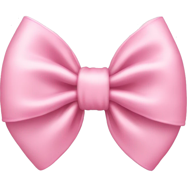 Light pink bow emoji