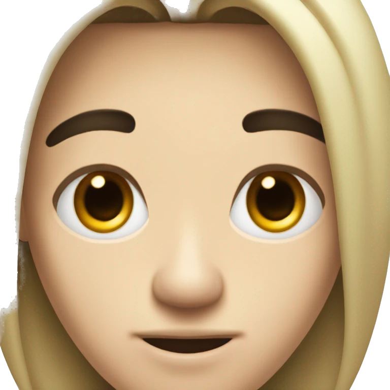 man with a nostril piercing, light skin, fluffy black hair, and hazel eyes. also has an anti-eyebrow piercing. emoji