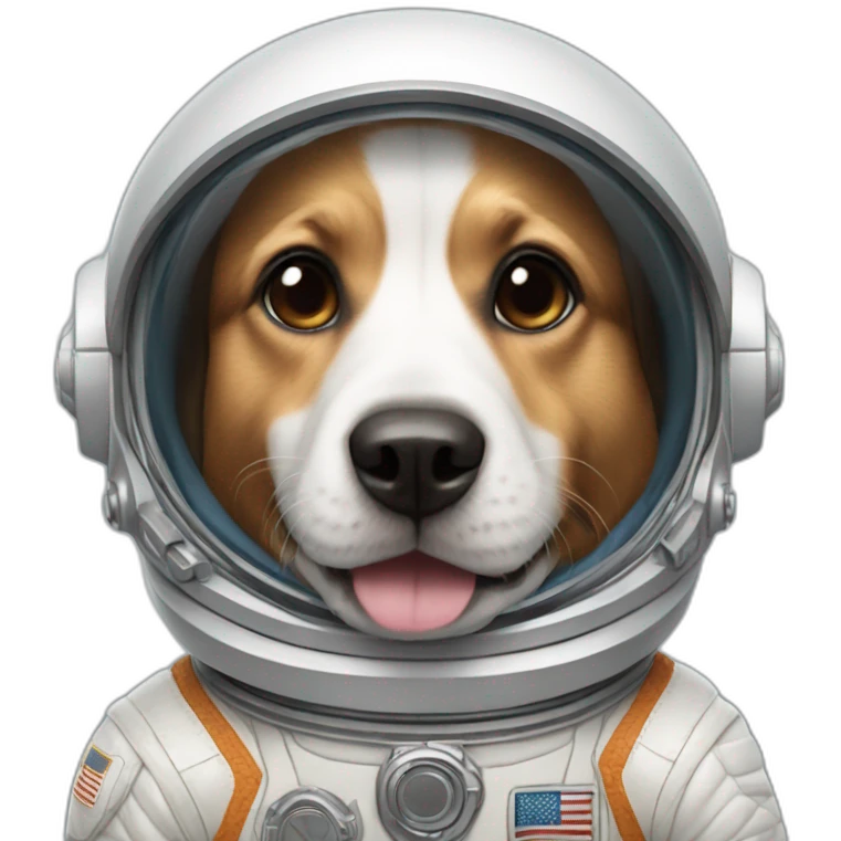 perro astronauta emoji