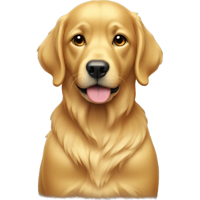 golden retreive emoji