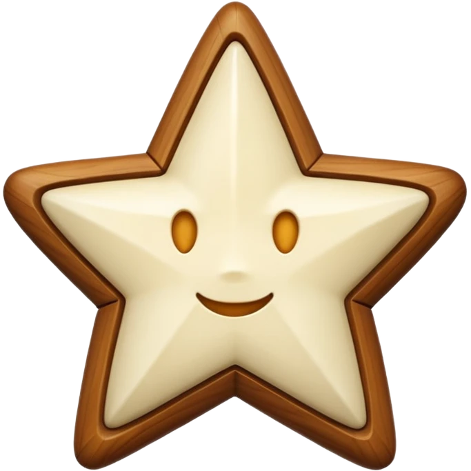 star carved from ivory emoji