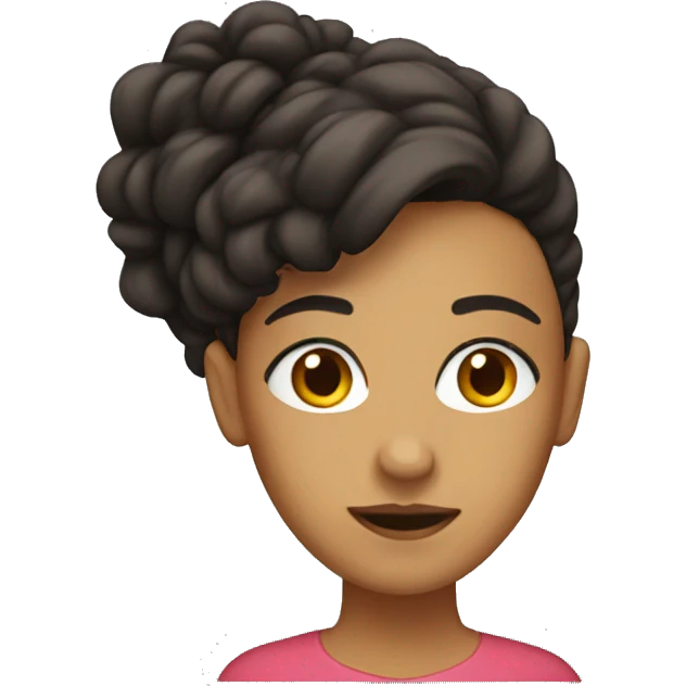 Latina with a big forehead emoji