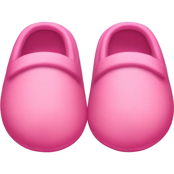 Pink slippers emoji