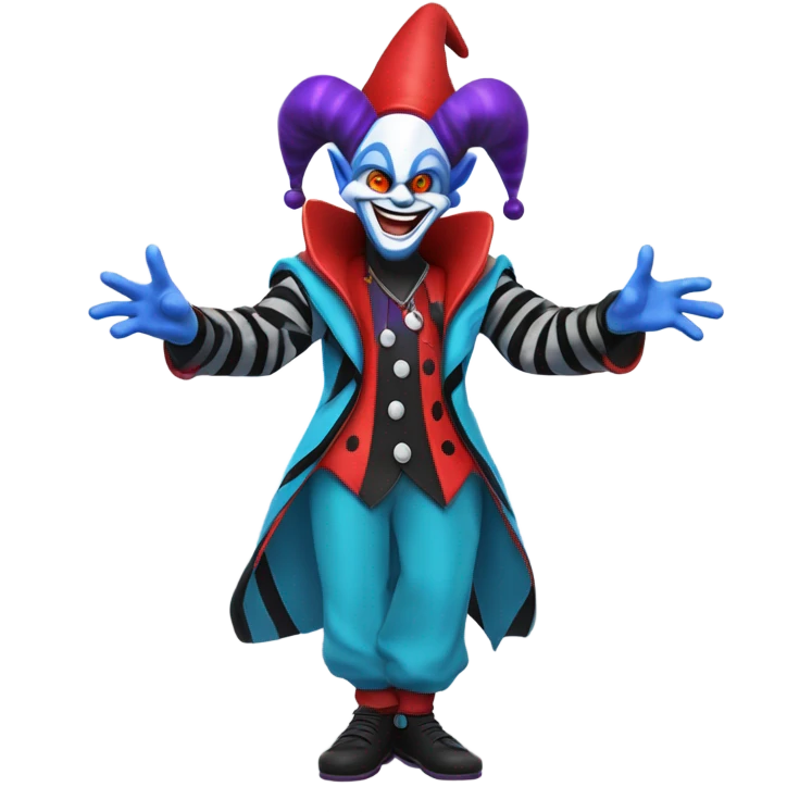 Jevil from Deltarune  emoji