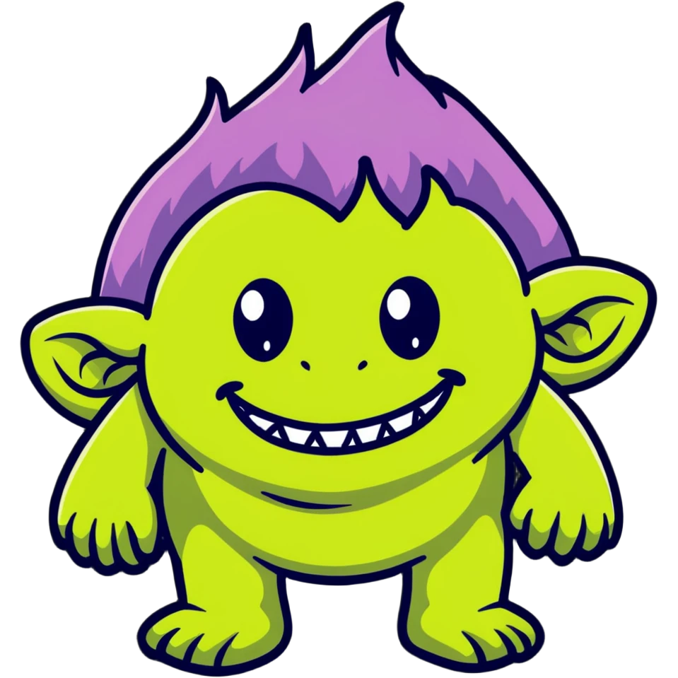 Classic troll face meme with creepy smile, popular on YouTube emoji