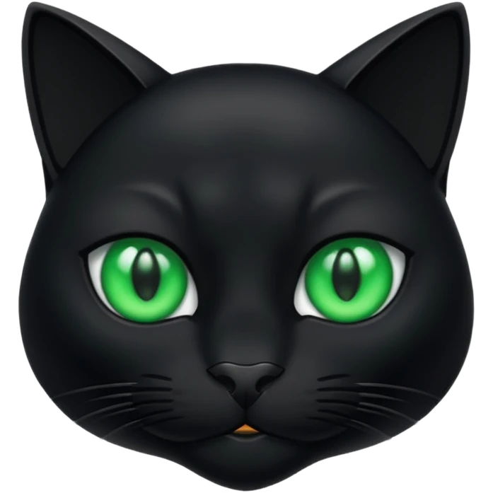 Cat black emoji