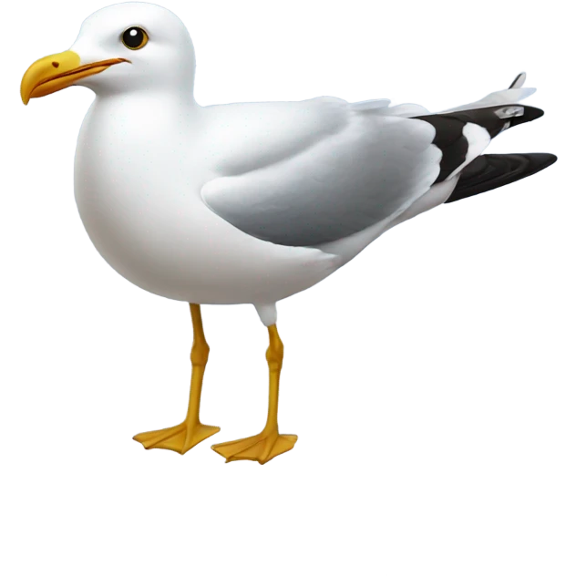 Seagull with bow  emoji