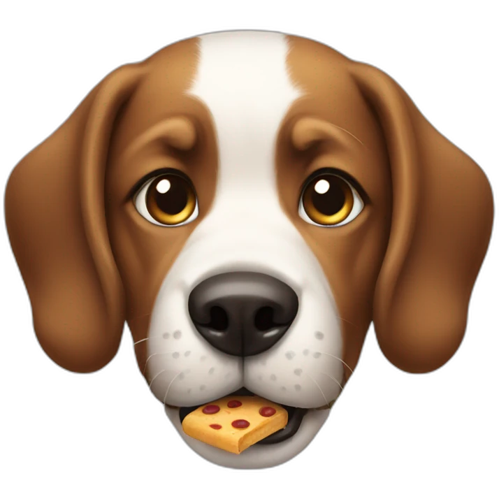 hungry dog emoji