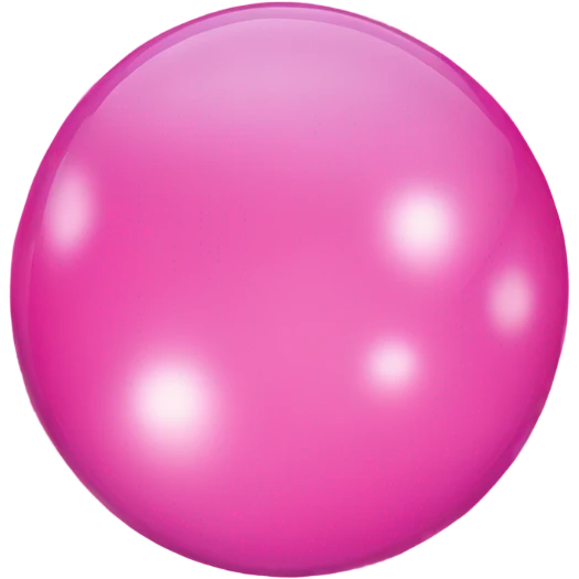 Pink bubble  emoji