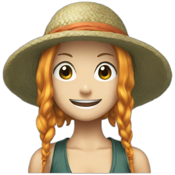 Nami from one piece emoji