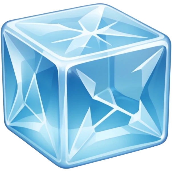 frozen ice cube emoji