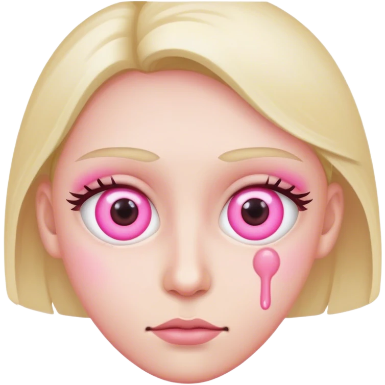 Pink eye emoji