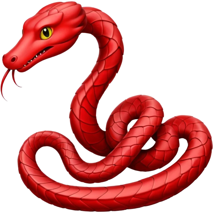 serpent red emoji
