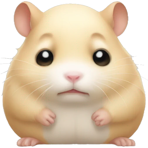 sad hamster meme emoji