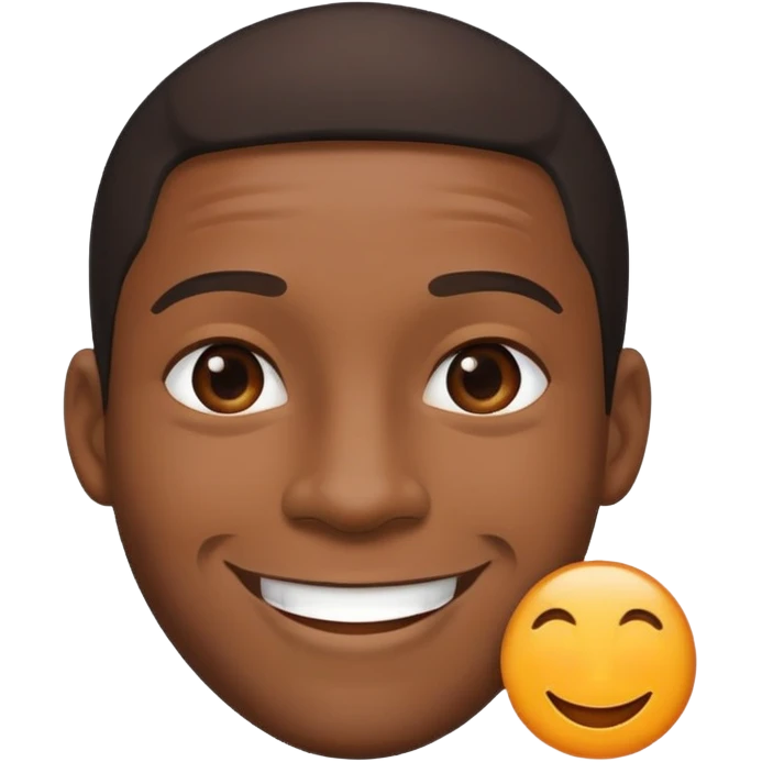 black man emoji